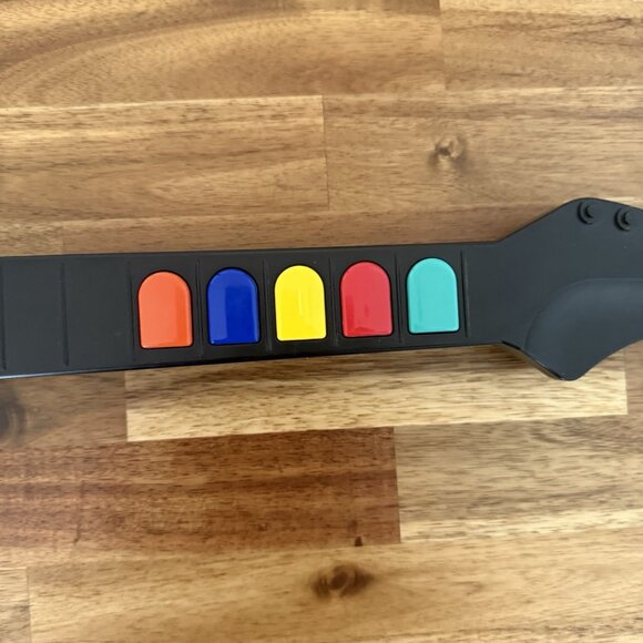 Guitar Hero Guitar Playstation 2 PS2 Wireless White No Dongle 95025 Not Tested - Picture 5 of 16